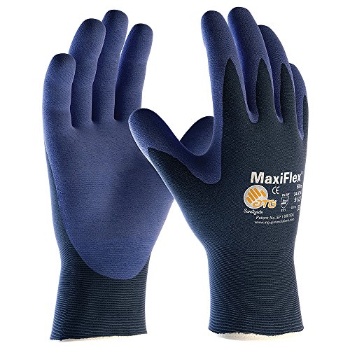 MaxiFlex® Elite Nylon Strickhandschuhe / Montagehandschuhe 34-324 Größe XL(10) von ATG