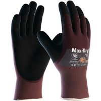 Handschuhe MaxiDry® 56-425 Größe 11 violett/schwarz Nylon en 388 PSA-Kategorie ii von ATG