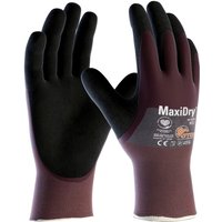 ATG - 2372 Gr. 6 MaxiDry® Nylon-Strickhandschuhe (56-425) violett/schwarz von ATG