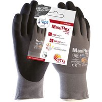 MaxiFlex® Ultimate™ ad-apt® Nylon-Strickhandschuhe (42-874 hct), SB-Verpackung, Grau/Schwarz von ATG