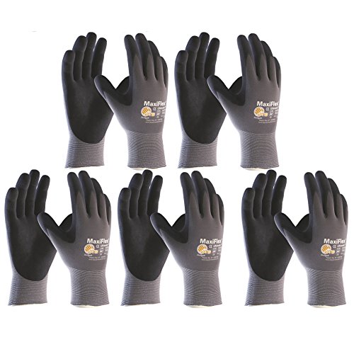 ATG Schutzhandschuh Maxiflex®Ultimate 34-874 Größe 8, schwarz EN388, Kategorie II Inhalt: 5 Paar von ATG