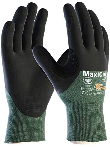 ATG Handschuhe 44-305 Schnittschutzhandschuhe MaxiCut Oil grün/schwarz 8 von ATG