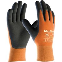 MaxiTherm® Polyacryl/Polyester-Strickhandschuhe (30-201), Orange/Grau von ATG