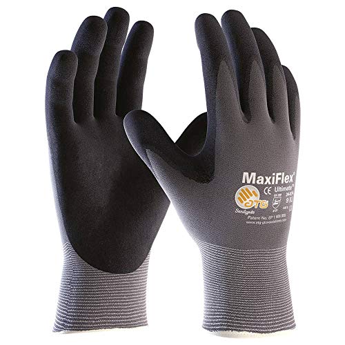 ATG "Maxiflex"-Nylon-Strickhandschuhe, Größe 11, 12 Paar von ATG