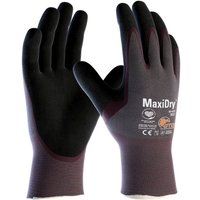 ATG - Nylon-Strickhandschuhe MaxiDry® (56-424) grau/violett/schwarz 23716 Gr.06 von ATG