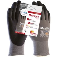 MaxiFlex® Ultimate™ ad-apt® Nylon-Strickhandschuhe (42-874 hct), SB-Verpackung, Grau/Schwarz von ATG