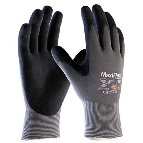 MaxiFlex Ultimate 34-874 Arbeitshandschuhe, mit Nitrilschaumbeschichtung, 9/L von ATG