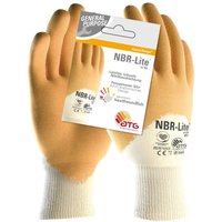 NBR-Lite® Nitril-Handschuhe (24-985 hct), SB-Verpackung, Beige/Gelb von ATG