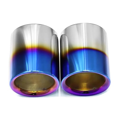 ATGCBCAUF Auto Auspuffblenden Für Mazda CX-5 CX 5 CX5 CX4 CX3 KF 2013-2022 Endrohr Upgrade Edelstahl Schalldämpfer Endrohr Auspuff System Auto Auspuffendrohr(Blue 2 PCS) von ATGCBCAUF