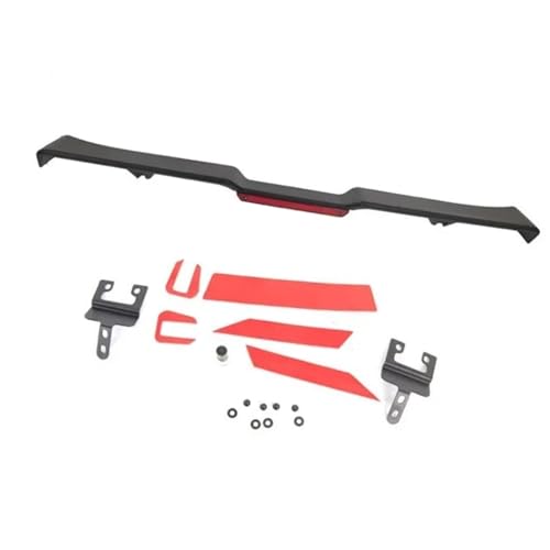 ATGCBCAUF Heckspoiler Lippe Auto Hinten Dach Lip Spoiler Flügel Für Jeep Für Wrangler JK JL 2018 2019 2020 2021 2022 2023 2024 Links Rechts Autos Schwanz Scharnier Abdeckungen(JL 2018-2024 Black) von ATGCBCAUF