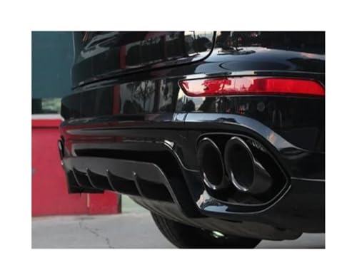 ATGCBCAUF Heckspoiler Lippe Für P&orsche Für Cayenne 958 GTS Tuning 2015-2018 Auto Stoßstange Lip Schaufel Spoiler Hinten Diffusor Körper Kit Carbon Faser(Glossy Black) von ATGCBCAUF