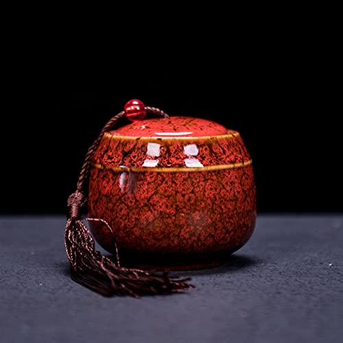 ATGQBCF Tierurne Pet Urn for Dogs Cats Ashes Keepsake Memorial Box Funeral Set Burial Urns for Cremated Remains Ash Vial Adult Funeral Urn Pet Cat and Dog Urn 11609 Gedenkstätten Für Haustiere(Red,L) von ATGQBCF
