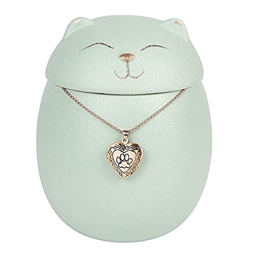 ATGQBCF Tierurne Pet Urn for Dogs Cats Ashes Keepsake Memorial Box Funeral Set Burial Urns for Cremated Remains Ash Vial Adult Funeral Urn Pet Cat and Dog Urn 12866 Gedenkstätten Für Haustiere(White) ATGQBCF Tierurne Pet Urn for Dogs Cats Ashes Keepsake Memorial Box Funeral Set Burial Urns for Cremated Remains Ash Vial Adult Funeral Urn Pet Cat and Dog Urn 12866 Gedenkstätten Für Haustiere(White) von ATGQBCF