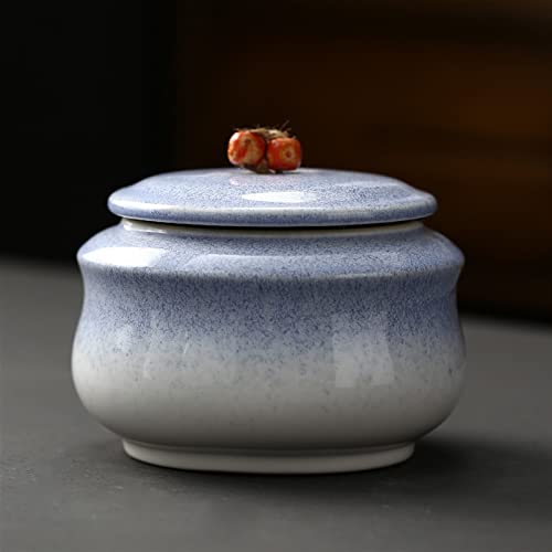 ATGQBCF Tierurne Pet Urn for Dogs Cats Ashes Keepsake Memorial Box Funeral Set Burial Urns for Cremated Remains Ash Vial Adult Funeral Urn Pet Cat and Dog Urn 13414 Gedenkstätten Für Haustiere(Blue) von ATGQBCF