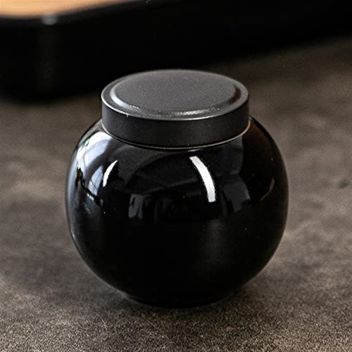 ATGQBCF Tierurne Pet Urn for Dogs Cats Ashes Keepsake Memorial Box Funeral Set Burial Urns for Cremated Remains Ash Vial Adult Funeral Urn Pet Cat and Dog Urn 19357 Gedenkstätten Für Haustiere(Black) von ATGQBCF