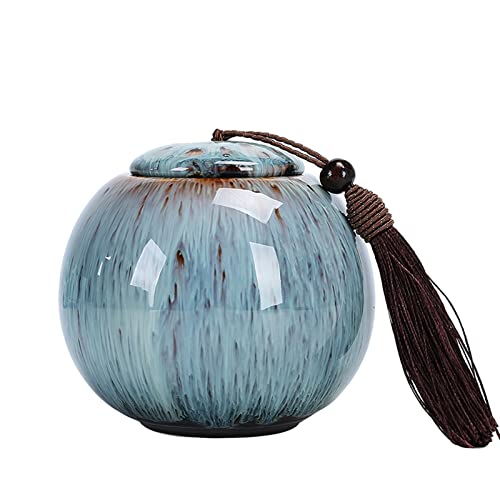 ATGQBCF Tierurne Pet Urn for Dogs Cats Ashes Keepsake Memorial Box Funeral Set Burial Urns for Cremated Remains Ash Vial Adult Funeral Urn Pet Cat and Dog Urn 33543 Gedenkstätten Für Haustiere(Blue) von ATGQBCF