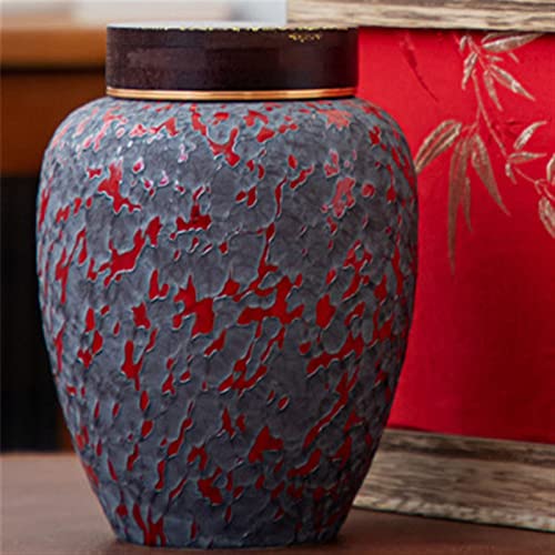 ATGQBCF Tierurne Pet Urn for Dogs Cats Ashes Keepsake Memorial Box Funeral Set Burial Urns for Cremated Remains Ash Vial Adult Funeral Urn Pet Cat and Dog Urn 34264 Gedenkstätten Für Haustiere(Red) von ATGQBCF