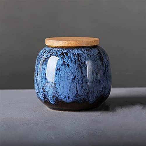 ATGQBCF Tierurne Pet Urn for Dogs Cats Ashes Keepsake Memorial Box Funeral Set Burial Urns for Cremated Remains Ash Vial Adult Funeral Urn Pet Cat and Dog Urn 3456 Gedenkstätten Für Haustiere(Blue) von ATGQBCF