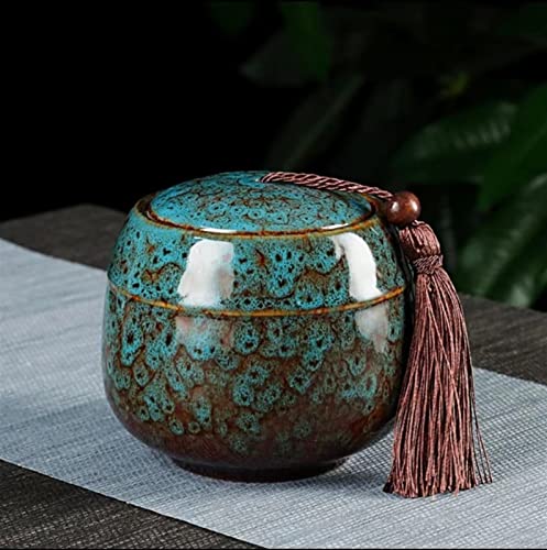 ATGQBCF Tierurne Pet Urn for Dogs Cats Ashes Keepsake Memorial Box Funeral Set Burial Urns for Cremated Remains Ash Vial Adult Funeral Urn Pet Cat and Dog Urn 38050 Gedenkstätten Für Haustiere(Blue) von ATGQBCF