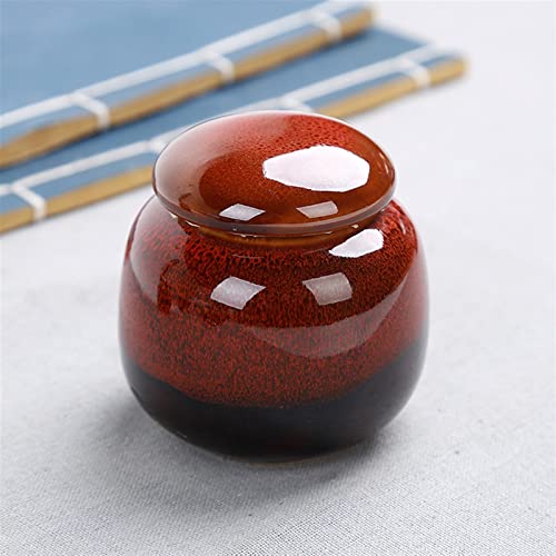 ATGQBCF Tierurne Pet Urn for Dogs Cats Ashes Keepsake Memorial Box Funeral Set Burial Urns for Cremated Remains Ash Vial Adult Funeral Urn Pet Cat and Dog Urn 59621 Gedenkstätten Für Haustiere(Red) von ATGQBCF