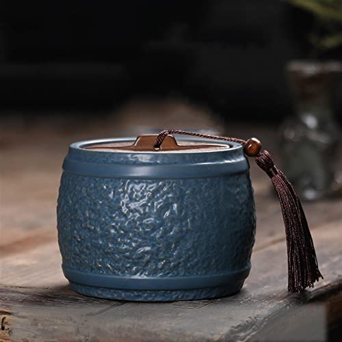 ATGQBCF Tierurne Pet Urn for Dogs Cats Ashes Keepsake Memorial Box Funeral Set Burial Urns for Cremated Remains Ash Vial Adult Funeral Urn Pet Cat and Dog Urn 65114 Gedenkstätten Für Haustiere(Blue) von ATGQBCF