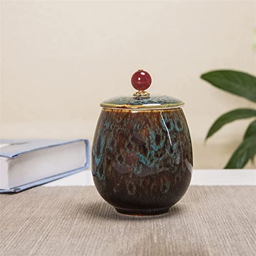 ATGQBCF Tierurne Pet Urn for Dogs Cats Ashes Keepsake Memorial Box Funeral Set Burial Urns for Cremated Remains Ash Vial Adult Funeral Urn Pet Cat and Dog Urn 66356 Gedenkstätten Für Haustiere(Blue) von ATGQBCF