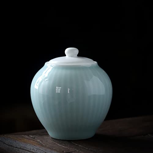 ATGQBCF Tierurne Pet Urn for Dogs Cats Ashes Keepsake Memorial Box Funeral Set Burial Urns for Cremated Remains Ash Vial Adult Funeral Urn Pet Cat and Dog Urn 94411 Gedenkstätten Für Haustiere(Blue) von ATGQBCF