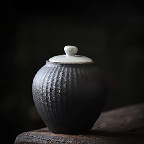 ATGQBCF Tierurne Pet Urn for Dogs Cats Ashes Keepsake Memorial Box Funeral Set Burial Urns for Cremated Remains Ash Vial Adult Funeral Urn Pet Cat and Dog Urn 94411 Gedenkstätten Für Haustiere(Black) von ATGQBCF