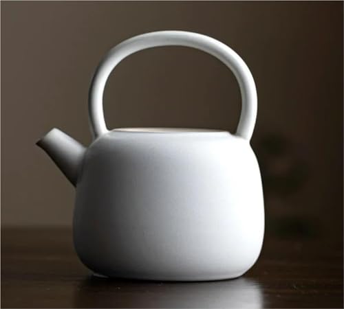 Hitzebeständige Teekanne Mit Schlaufengriff, Teekessel, Kerze, Tee, Elektrischer Keramik-Wasserkocher, Teezubereitungsgerät Teetassen-Set Mit(Type-B) von ATGQBCF