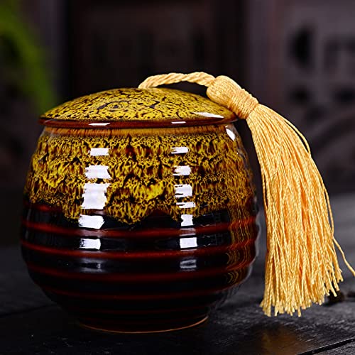 Tierurne Pet Urn For Dogs Cats Ashes Keepsake Memorial Box Funeral Set Burial Urns For Cremated Remains Ash Vial Adult Funeral Urn Pet Cat And Dog Urn 27661 Gedenkstätten Für Haustiere(Yellow) von ATGQBCF
