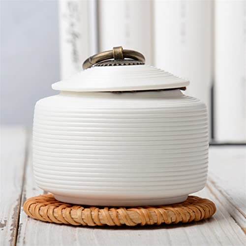 Tierurne Pet Urn For Dogs Cats Ashes Keepsake Memorial Box Funeral Set Burial Urns For Cremated Remains Ash Vial Adult Funeral Urn Pet Cat And Dog Urn 8887 Gedenkstätten Für Haustiere(White,S) von ATGQBCF