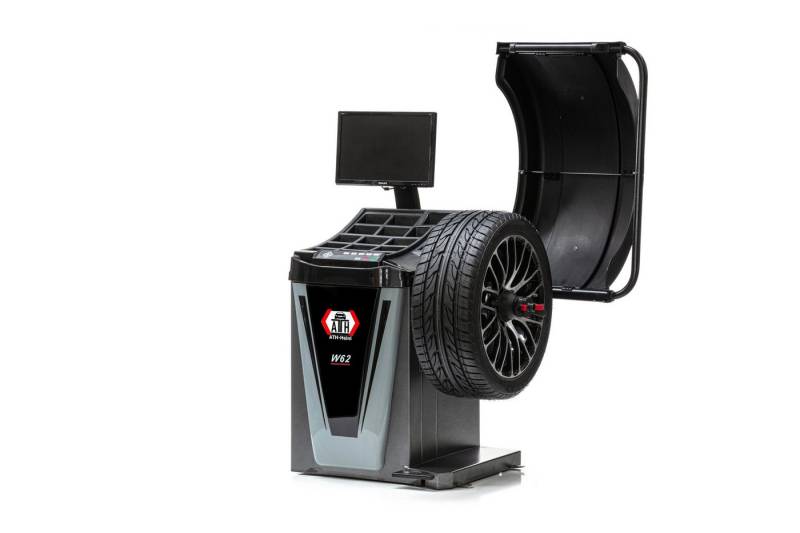 ATH-Heinl Reifenwuchtmaschine ATH W62 LCD 2D Reifenwuchtmaschine Wuchtmaschine Radwuchtmaschine, für Felgen von 12 - 24, 230V / C16A V von ATH-Heinl