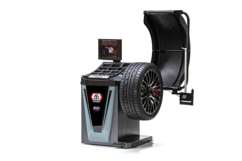 ATH-Heinl Reifenwuchtmaschine ATH W42 LED 3D Reifenwuchtmaschine Wuchtmaschine Radwuchtmaschine, für Felgen von 12 - 24, 230V / C16A V von ATH-Heinl