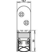 Athmer - Schall-Ex UltraWS Türdicht. 958 mm 2-seitig mit Zubehör 5600 von ATHMER