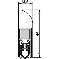 Athmer - Türdichtung Wind-Ex 1-310 1-s.L.860mm Alu.silberf.HLT - 1-310-0860 Athmer - Türdichtung Wind-Ex 1-310 1-s.L.860mm Alu.silberf.HLT - 1-310-0860 von ATHMER