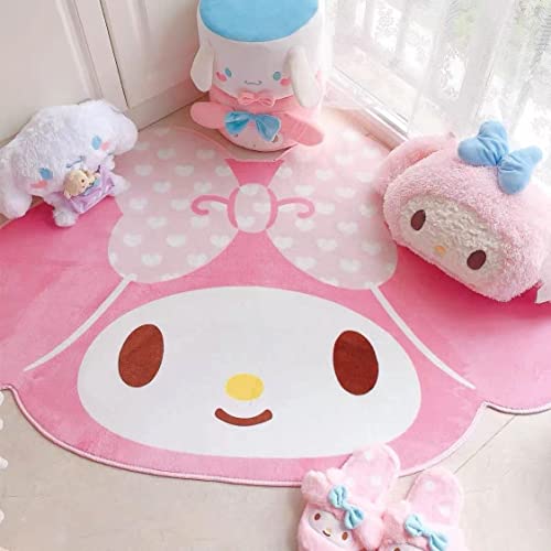Pinker Kätzchen-Teppich, Cartoon-Fußmatten, Anime-Teppich, Kawaii-Teppich, niedliches Sitzkissen, Katzenkissen, Mädchen-Dekor, Sitzkissen für Kinder von ATHNG
