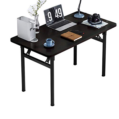 ATHUAH Moderner Desktop-Computertisch, zusammenklappbarer Schreibtisch, Home-Office-Arbeitsplatz, Laptop-Tisch, Mehrzwecktisch für PC, Notebook, B, 120 x 50 x 75 cm/47 x 20 x 30 Zoll von ATHUAH