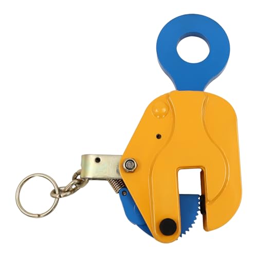 Blechgreifer, 1T Blechklemme Hebeklemme, 2200 Pfund 30 x15 x 5cm Vertikale Plattenklemme zum Anheben und Transportieren Industrielle Stahlplattenklemme von ATIVLB