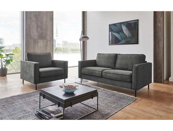 ATLANTIC home collection 2-Sitzer Weston, im skandinavischem Stil, mit Wellenunterfederung, grau ATLANTIC home collection 2-Sitzer Weston, im skandinavischem Stil, mit Wellenunterfederung, grau von ATLANTIC-home-collection