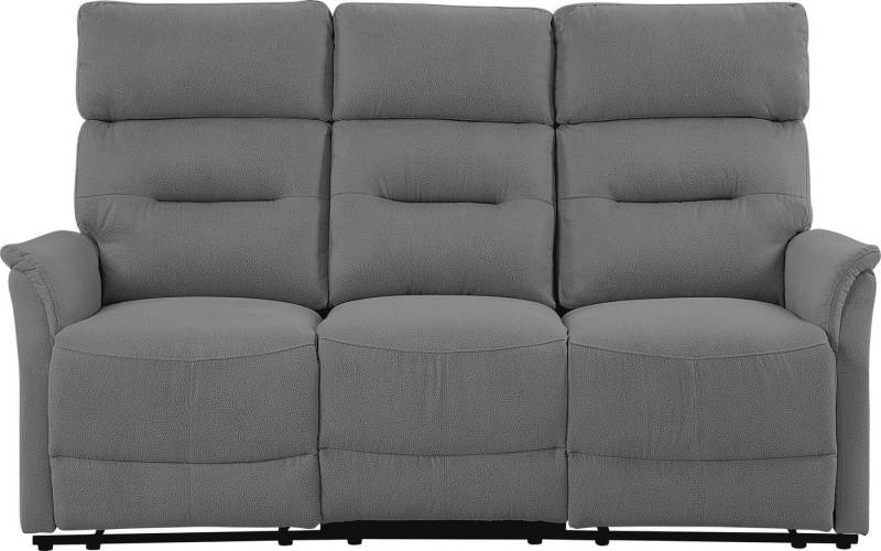 ATLANTIC home collection 3-Sitzer Falk, Zwei Relaxfunktionen, klappbare Konsole mit Getränkehalter von ATLANTIC home collection