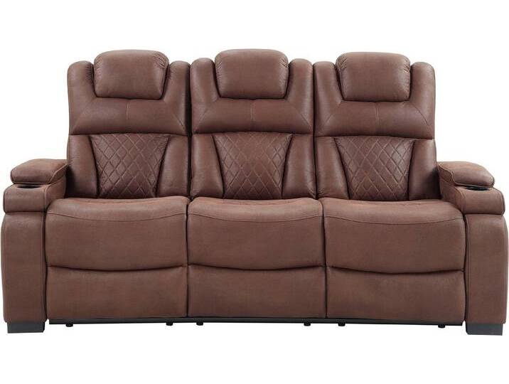 ATLANTIC home collection 3-Sitzer Faris, Zwei Relaxfunktionen, klappbare Konsole mit Getränkehalter, braun ATLANTIC home collection 3-Sitzer Faris, Zwei Relaxfunktionen, klappbare Konsole mit Getränkehalter, braun von ATLANTIC-home-collection