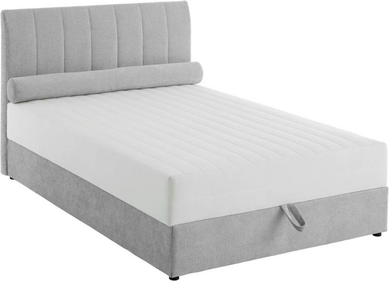 ATLANTIC home collection Boxbett ALISIA, mit Taschenfederkern, Bettkasten und Kissenrolle im Originalbezug von ATLANTIC home collection