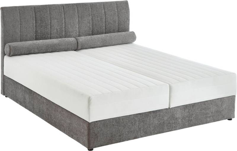 ATLANTIC home collection Boxbett ALISIA, mit Taschenfederkern, Bettkasten und Kissenrolle im Originalbezug von ATLANTIC home collection