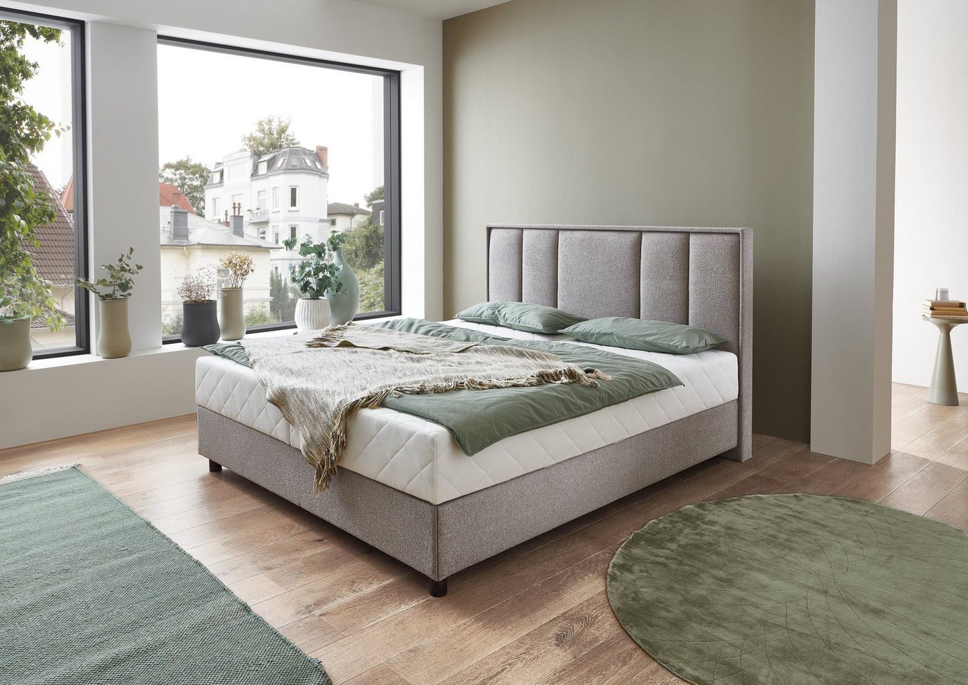 ATLANTIC home collection Boxbett ARLA, mit Taschen-Federkernmatratze und Bettkasten von ATLANTIC home collection