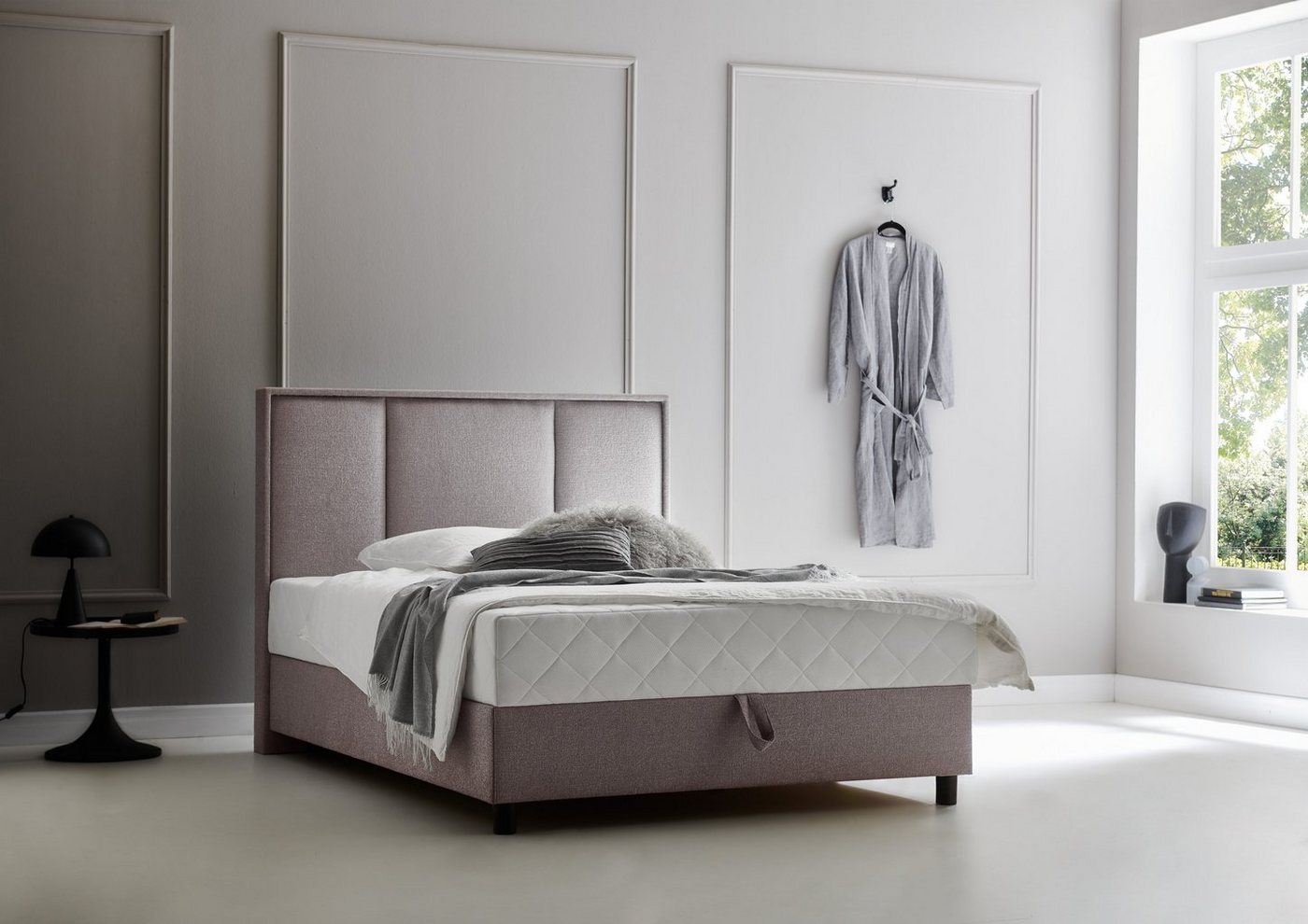 ATLANTIC home collection Boxbett ARLA, mit Taschen-Federkernmatratze und Bettkasten von ATLANTIC home collection