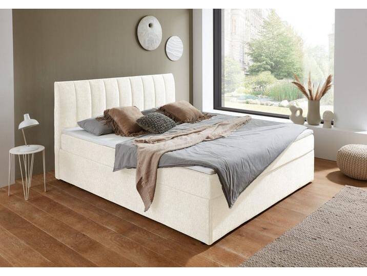 ATLANTIC home collection Boxbett Alva, weiß, mit Bonnell-Federkernmatratze und Komfortschaum-Topper, Bonnell-Federkernmatratze, weiß ATLANTIC home collection Boxbett Alva, weiß, mit Bonnell-Federkernmatratze und Komfortschaum-Topper, Bonnell-Federkernmatratze, weiß von ATLANTIC-home-collection
