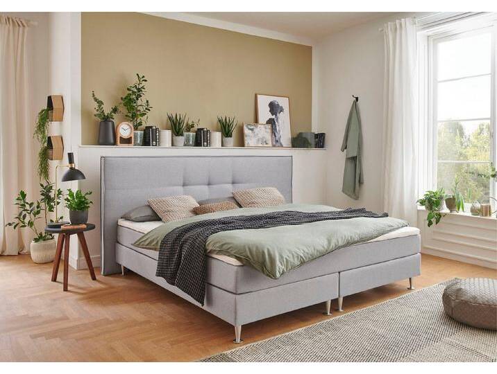 ATLANTIC home collection Boxbett Barnett, mit Taschenfederkern-Matratze und Topper, grau ATLANTIC home collection Boxbett Barnett, mit Taschenfederkern-Matratze und Topper, grau von ATLANTIC-home-collection