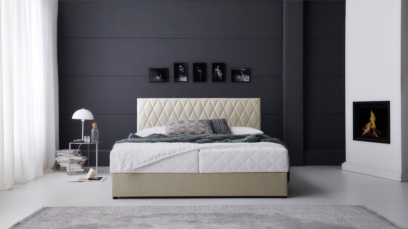 ATLANTIC home collection Boxbett Benita, mit Taschen-Federkernmatratze und Bettkasten von ATLANTIC home collection