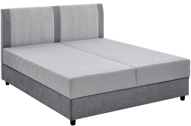 ATLANTIC home collection Boxbett Borgholm, mit Taschen-Federkernmatratze, Bettkasten und Absetzung im Kopteil von ATLANTIC home collection