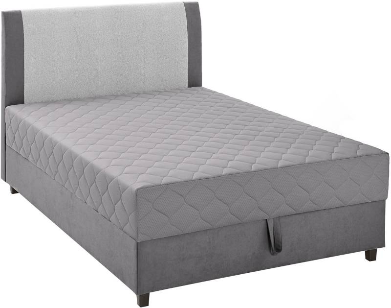 ATLANTIC home collection Boxbett Borgholm, mit Taschen-Federkernmatratze, Bettkasten und Absetzung im Kopteil von ATLANTIC home collection